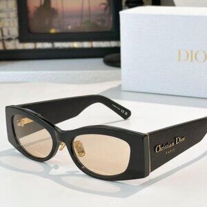 Dior Ombre S1F Black Square Sunglasses - New with Case